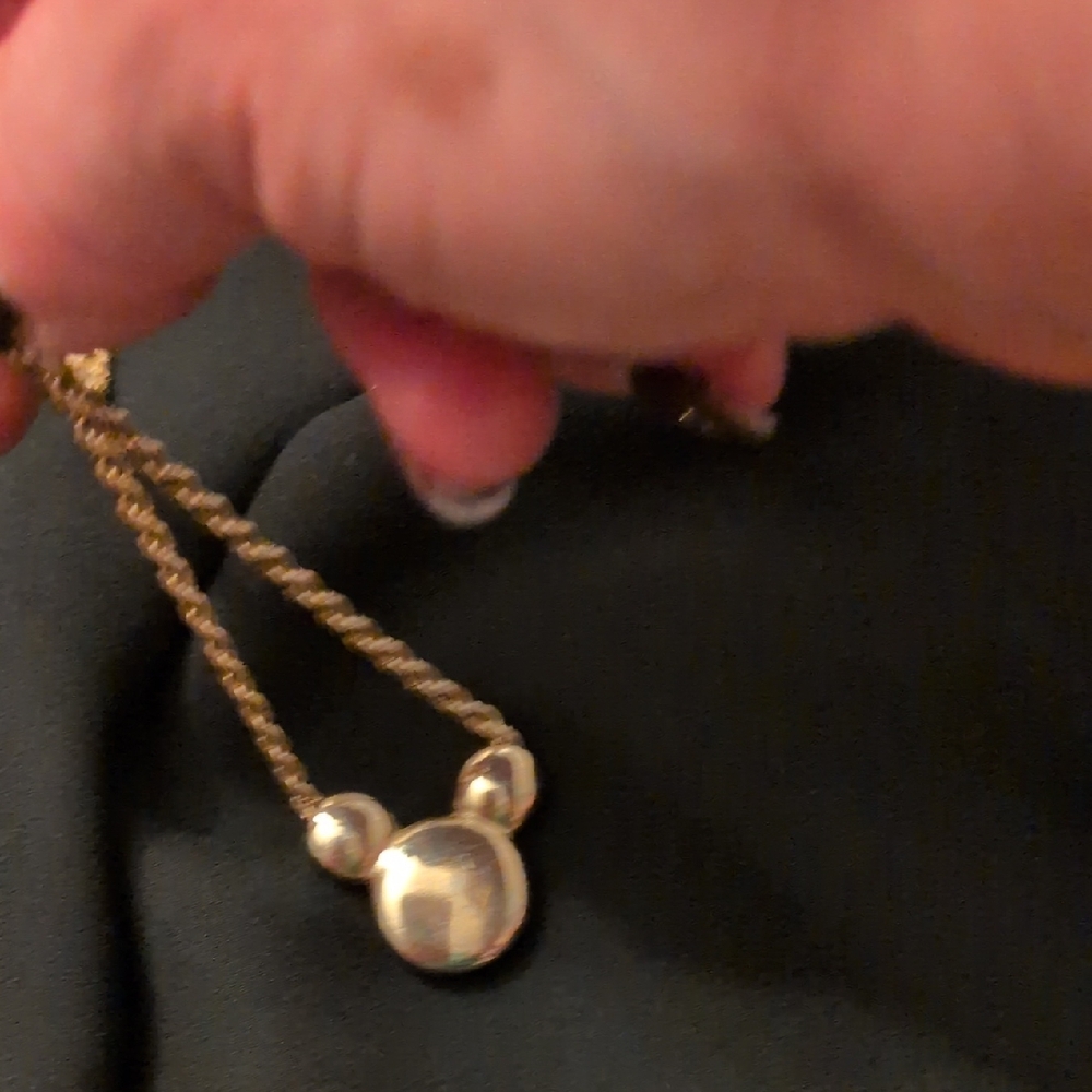 Disney Gold Plated Mickey Mouse Solid Bubble Pend… - image 8